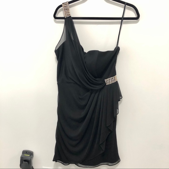 XSCAPE by Joanna Chen One shoulder Cocktail dress - Picture 3 of 6